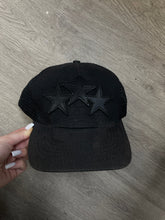 Amiri Black 3 Star Trucker Cap