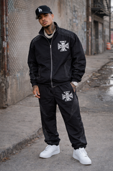 MIXED EMOTION NYLON SET BLACK