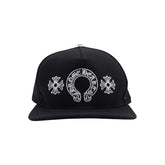 Chrome Hearts 'Horseshoe Plus Logo' Black Cap