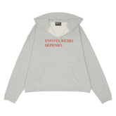 Enfants Riches Déprimés 'Classic Logo' Grey & Red Hoodie