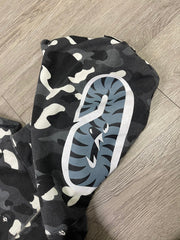 BAPE Black Cream GID Shark Zip Up Hoodie
