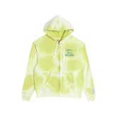 Gallery Dept. 'French Logo' Lime Green Zip Up Hoodie