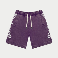 Godspeed 'Courtside' Grape Wash Shorts