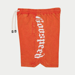 Godspeed 'Courtside' Orange Wash Shorts