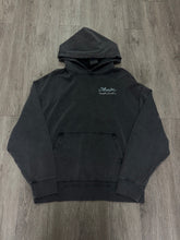 Amiri Grey Washed Neon Lights Rhinestone Hoodie