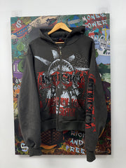 Lost Intricacy Grey Liberty Zip Up