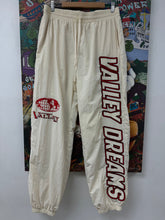 VALE Cream & Red Parachute Pants