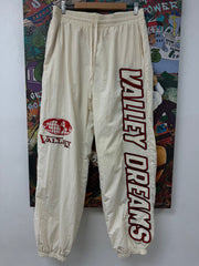 VALE Cream & Red Parachute Pants