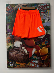 EE Shorts Orange White New