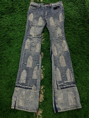WDW Rhinestone Stain Glass Jeans