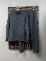 Lululemon Blue Smooth Spacer Quarter Zip Sweatsuit