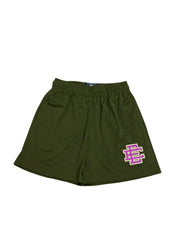 EE Basics Green & Purple Shorts