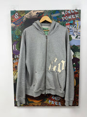 Godspeed Grey Cream OG Logo Zip Up