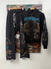 Lost Intricacy Brown Tiger Sweatsuit