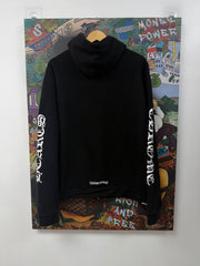 Chrome Hearts Black White Arm Logo Zip Up