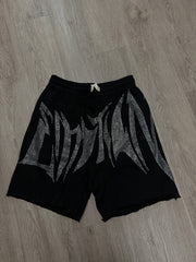 Mixed Emotion Wild Rhinestone Shorts