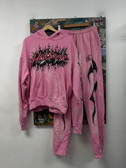 Hellstar Pink Brain Wash Sweatsuit