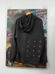 Ksubi Grey Maroon Hoodie