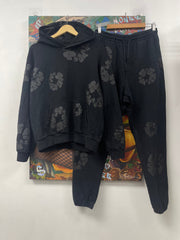 Denim Tears Black Mono Sweatsuit