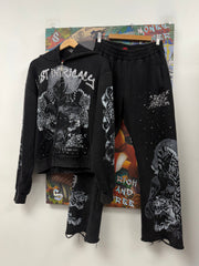 Lost Intricacy Black Tiger Sweatsuit