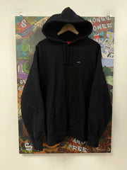 Supreme Black Small Box Logo Hoodie