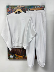 ALO White Accolade Crew Sweatsuit