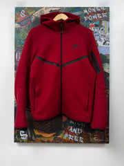 Nike Red Tech Zip Up