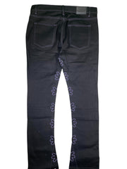 LostSHDWS Purple Outline Black Jeans