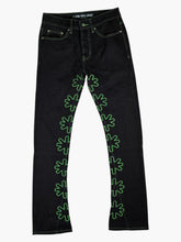 LostSHDWS Outline Black & Green Jeans