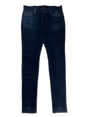 Amiri Selvedge Denim Plain Thrasher Dark Blue Jeans