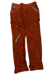 Vlone All Over Orange & Black Cargo Pants
