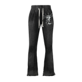 Lost Intricacy 'Black Rhinestone' Sweats