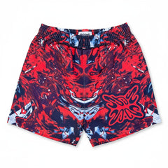 SB Studios 'Element V4' Red & Black Shorts