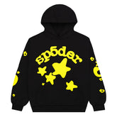 Sp5der Beluga Black/Yellow Hoodie