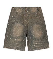Vale Forever 'Rainstorm' Mid Wash Blue Jean Shorts