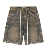 Vale Forever 'Rainstorm' Mid Wash Blue Jean Shorts