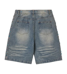 Vale Forever 'Candy' Blue Jean Shorts