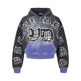 Vale Forever 'Hypnotiq' Black Zip Up Hoodie
