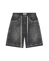 Vale Forever 'Rainstorm V2' Black Jean Shorts