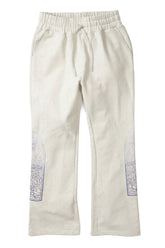 Who Decides War "Stained Glass" Cream Rhinestone Sweats