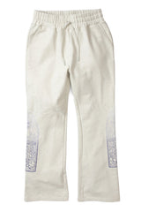 Who Decides War "Stained Glass" Cream Rhinestone Sweats