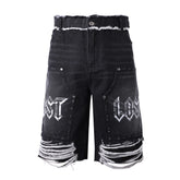 Lost Intricacy 'Shadow Carpenter' Jean Shorts