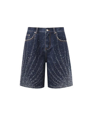 Birth Of Royal Child Starlight Blue Denim Shorts