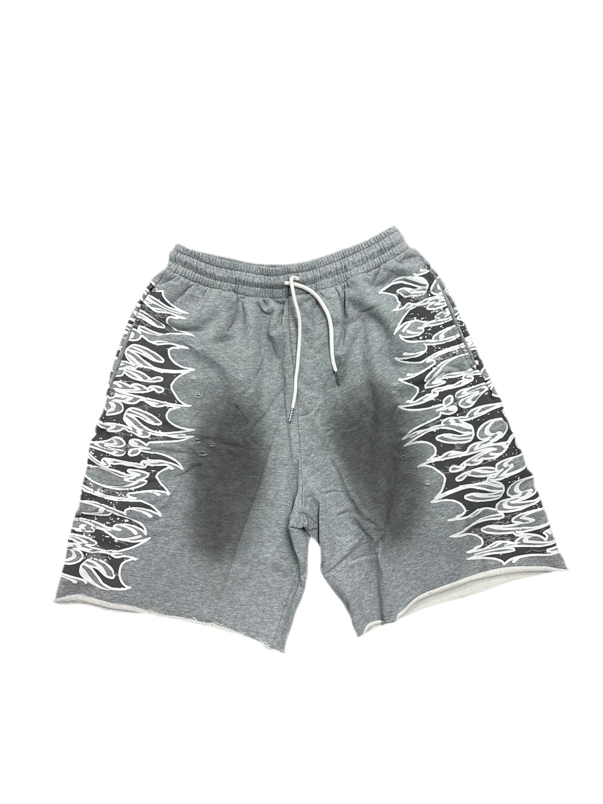 LOST SHDWS Grunge Grey Sweat Shorts