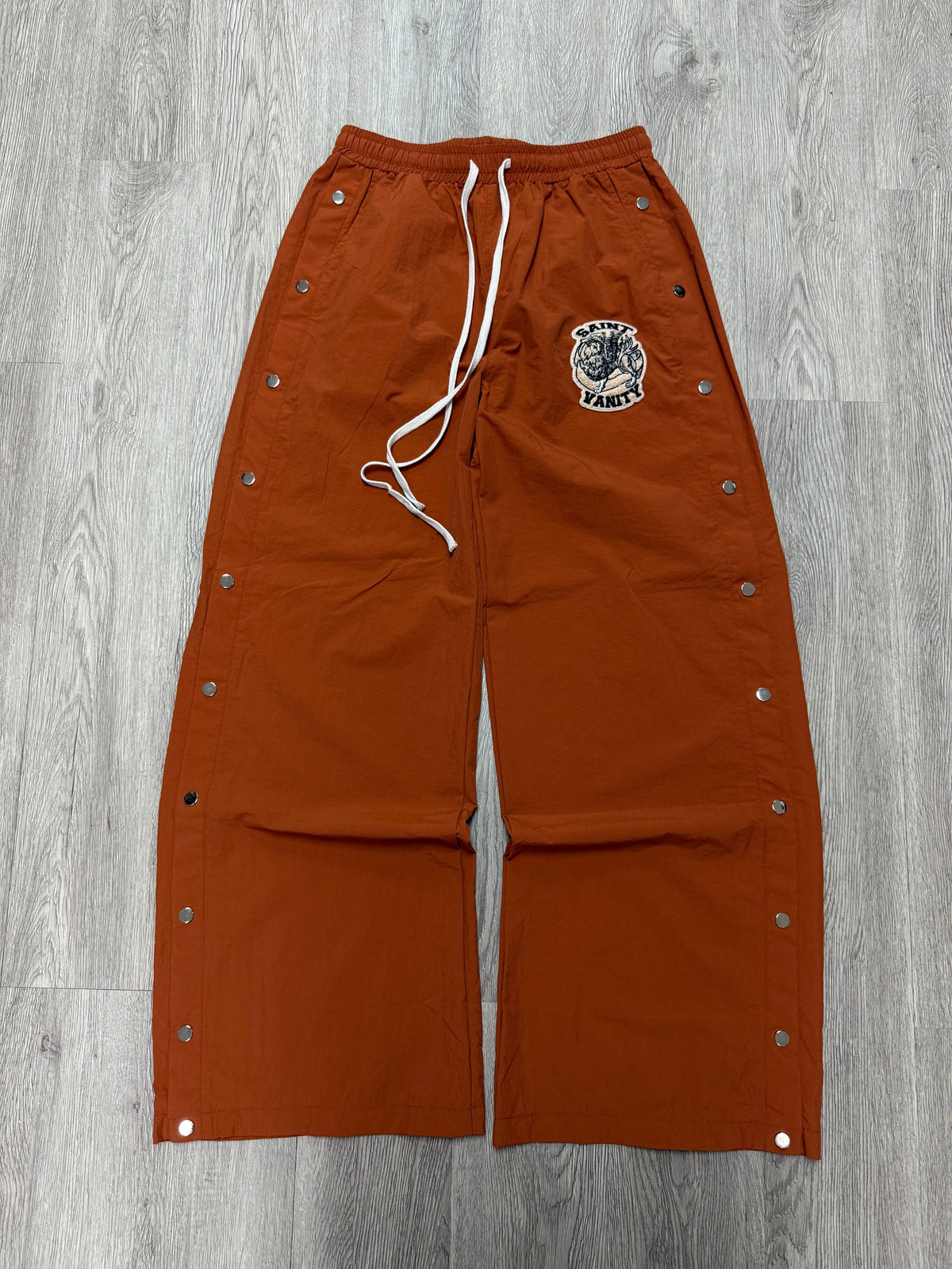 Saint Vanity Nylon Cognac Track Pants