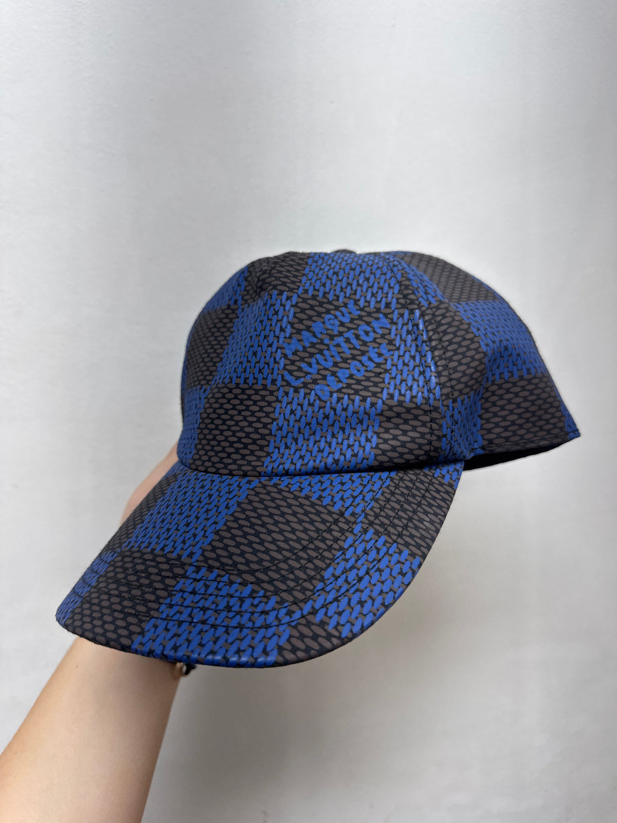 Louis Vuitton Blue Brown Monogram Cap