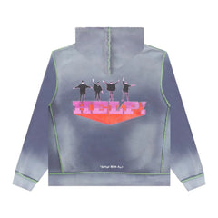 Better With Age 'Help' Multicolor Hoodie