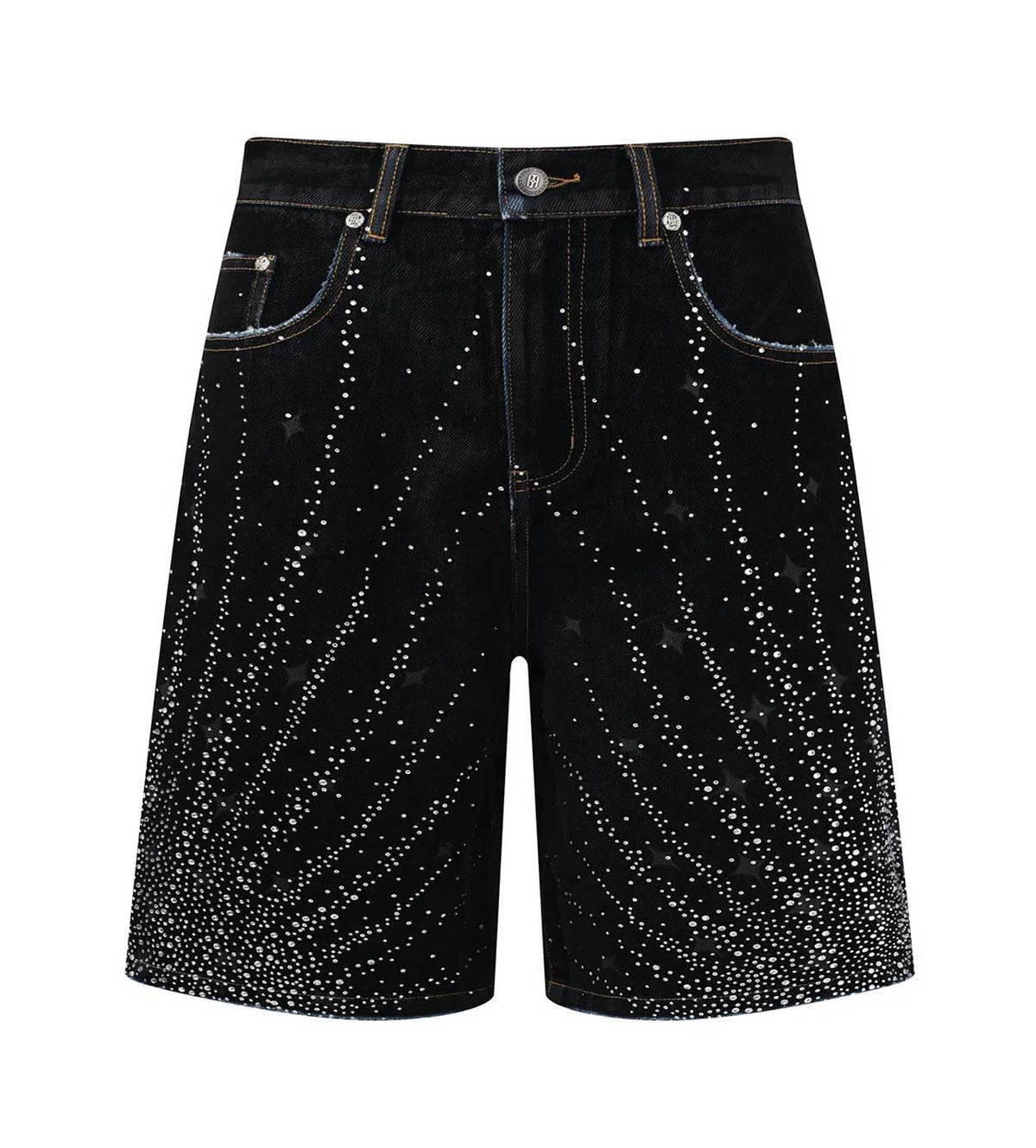 Birth Of Royal Child Starlight Black Denim Shorts
