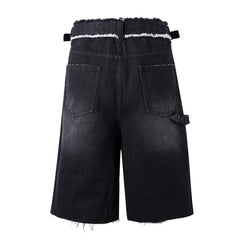 Lost Intricacy 'Shadow Carpenter' Jean Shorts