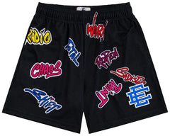 Matty Boy x Eric Emanuel All Over Black Shorts